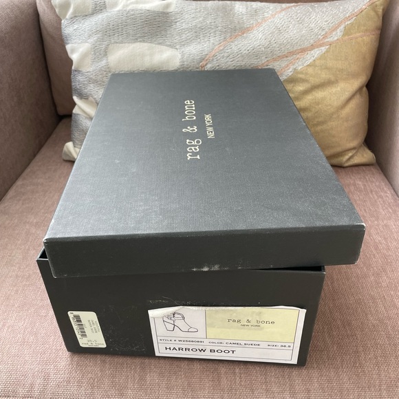 Rag & Bone Harrow Boot in camel suede - Picture 12 of 12